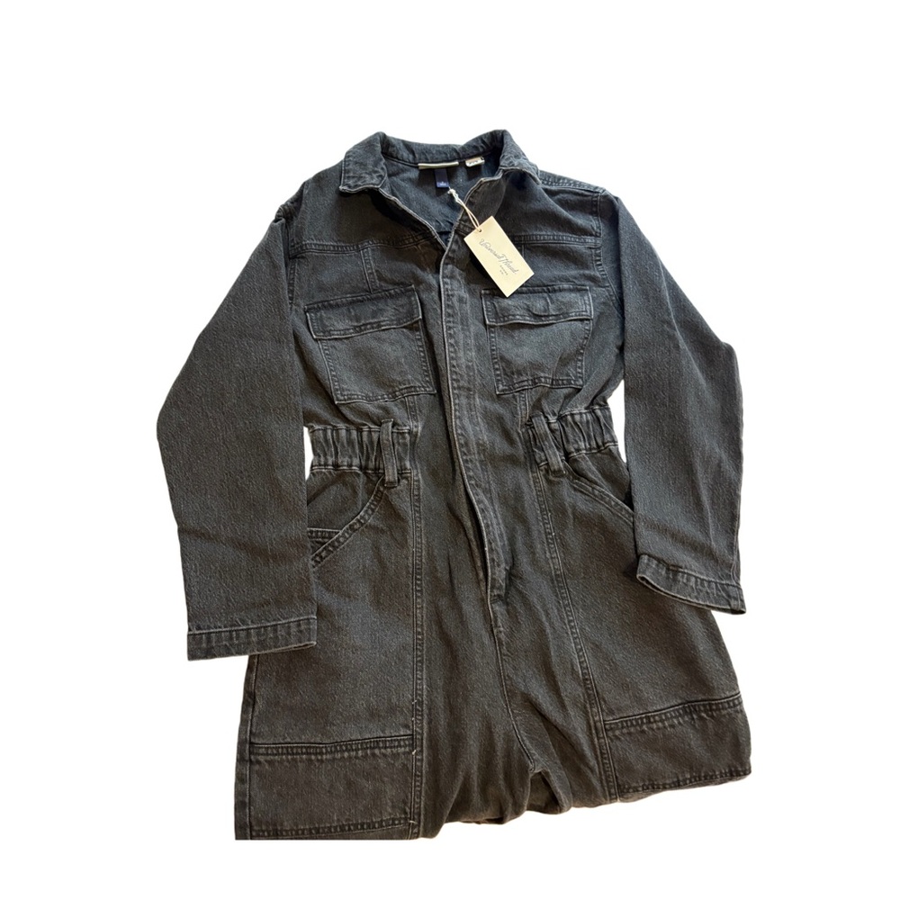 Target Gray Denim Jumpsuit